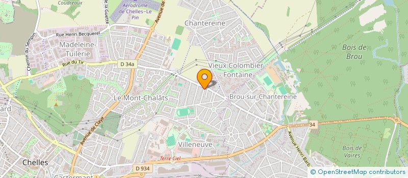 localisation de l'entreprise ESM à CHELLES