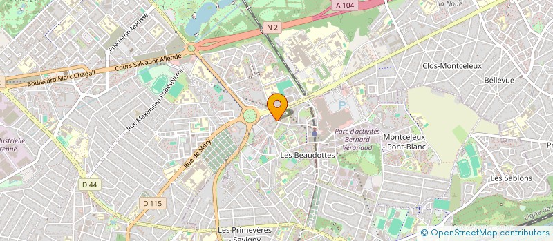 localisation de l'entreprise ESM FERMETURES à SEVRAN