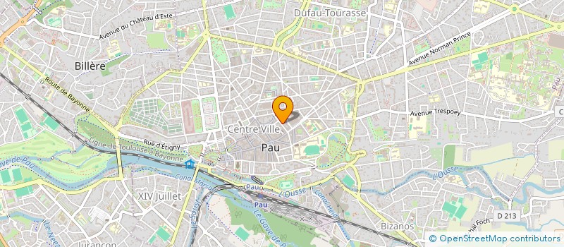 localisation de l'entreprise ESM IMMO à PAU