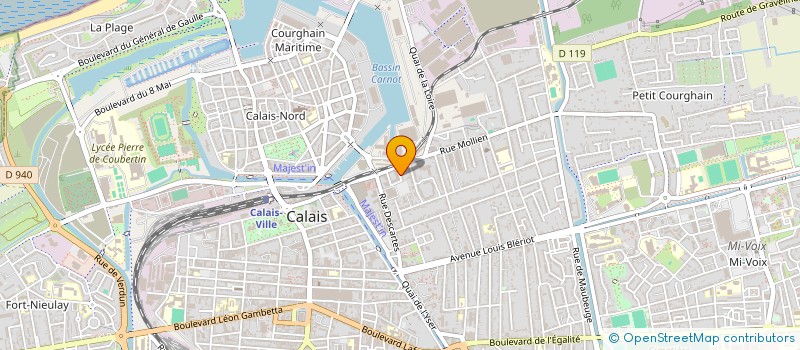 localisation de l'entreprise ESM RENOV  CALAIS