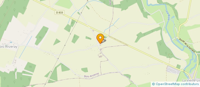localisation de l'entreprise ESM SAS  BOIS-ANZERAY