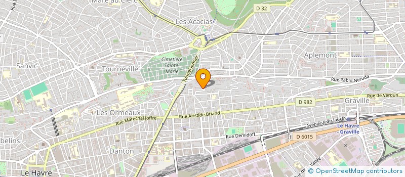 localisation de l'entreprise ESM SCRIBA à LE HAVRE