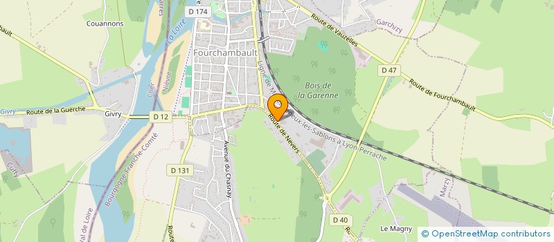 localisation de l'entreprise ESMA à FOURCHAMBAULT
