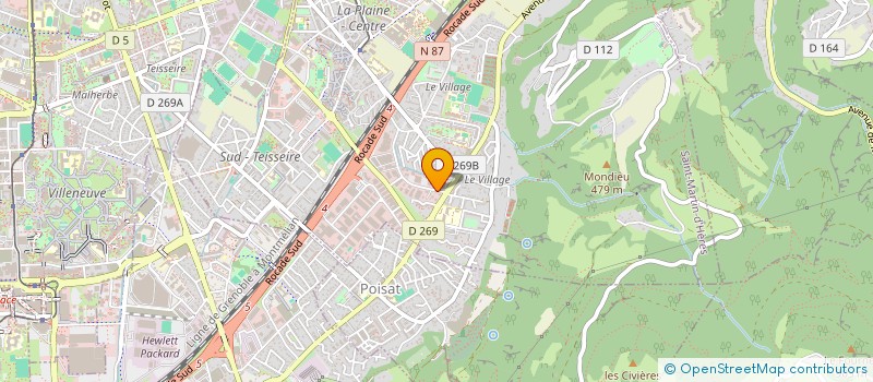 localisation de l'entreprise ESMA  SAINT-MARTIN-D'HERES