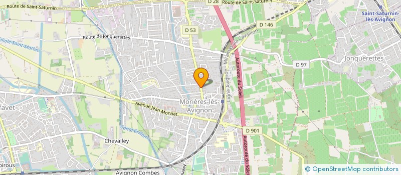 localisation de l'entreprise ESMAG  MORIERES-LES-AVIGNON