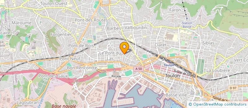 localisation de l'entreprise ESMAHANE PEINTURE  TOULON