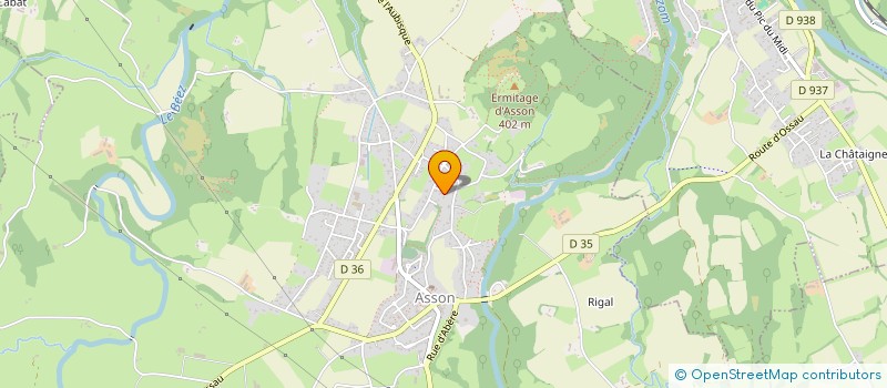 localisation de l'entreprise ESMAJU  ASSON