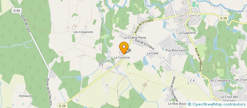 localisation de l'entreprise ESMAL  SAINT-GENCE