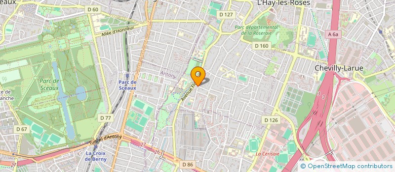 localisation de l'entreprise ESMANS  L'HAY-LES-ROSES