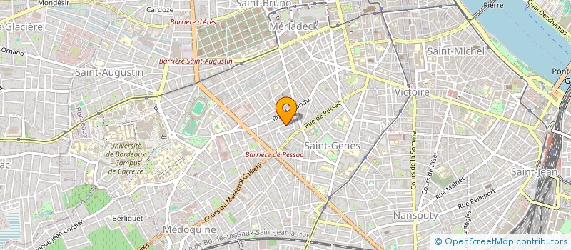 localisation de l'entreprise ESMAREA  BORDEAUX