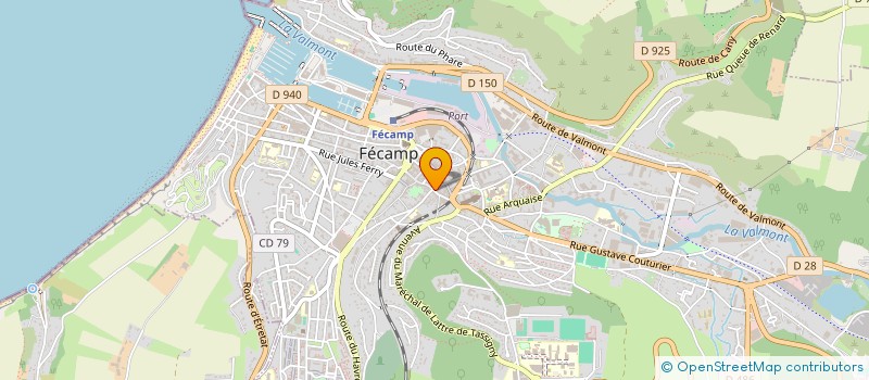 localisation de l'entreprise ESMAVE  FECAMP