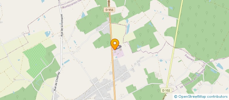 localisation de l'entreprise ESMAVI  VERNOU-EN-SOLOGNE