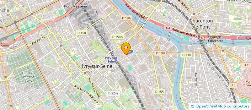 localisation de l'entreprise ESME à IVRY-SUR-SEINE