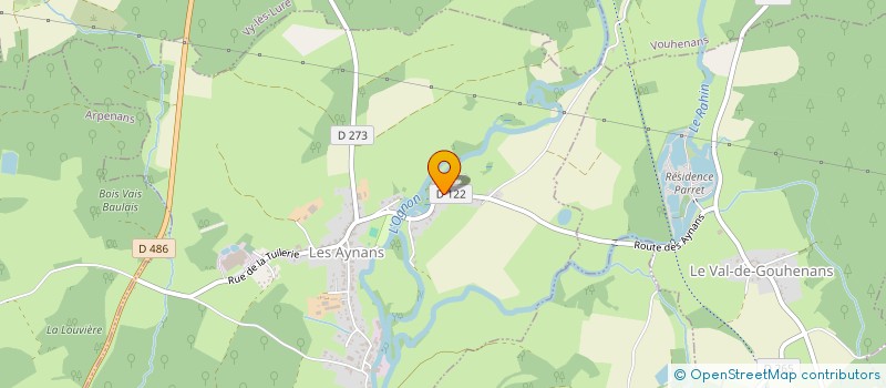 localisation de l'entreprise ESMEE  LES AYNANS