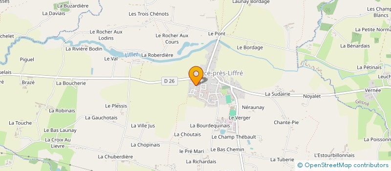 localisation de l'entreprise ESMEE SERVICES  ERCE-PRES-LIFFRE