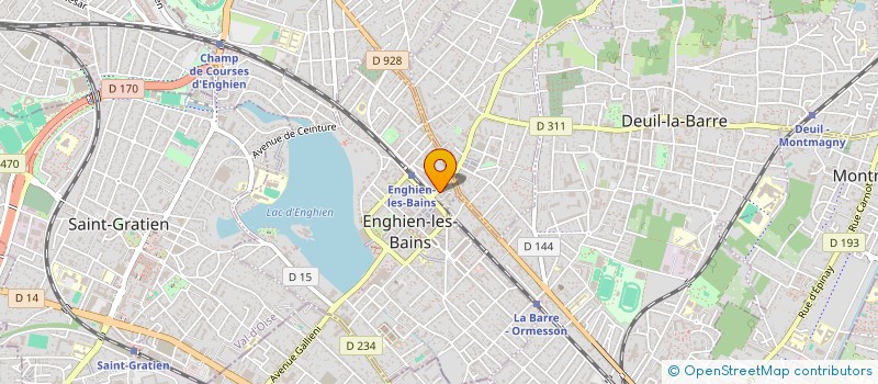localisation de l'entreprise ESMER à ENGHIEN-LES-BAINS