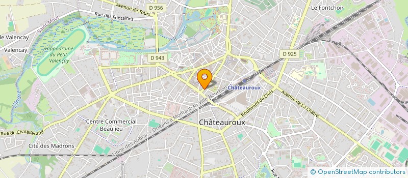 localisation de l'entreprise ESMERALDA à CHATEAUROUX