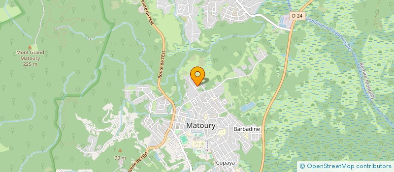 localisation de l'entreprise ESMERALDA à MATOURY