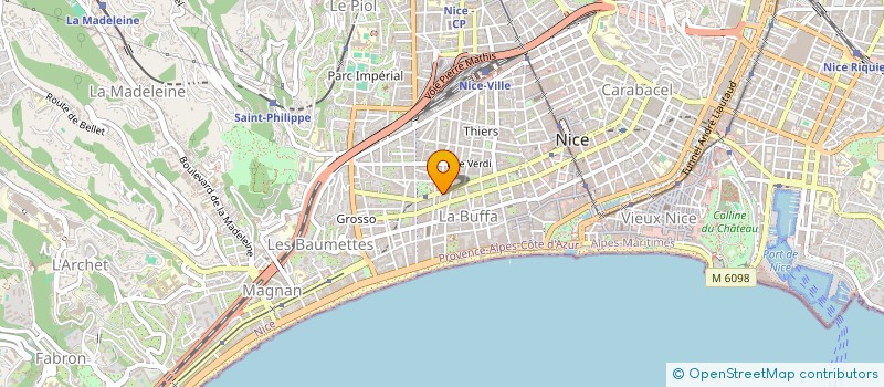 localisation de l'entreprise ESMERALDA57 à NICE