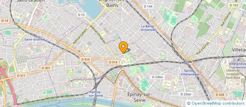 localisation de l'entreprise ESMG à EPINAY-SUR-SEINE