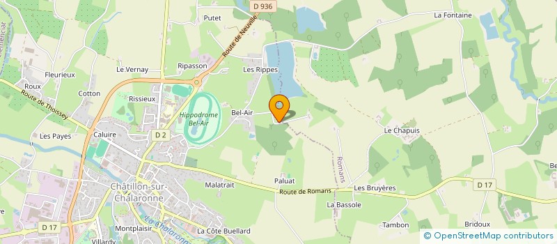 localisation de l'entreprise ESMI  ROMANS