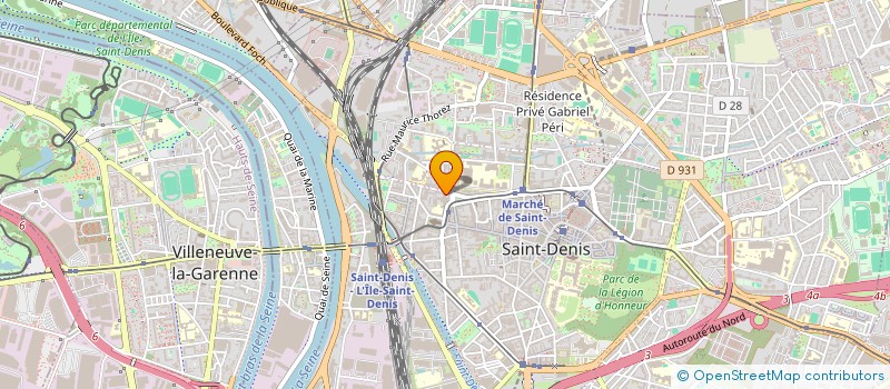 localisation de l'entreprise ESMI à SAINT-DENIS