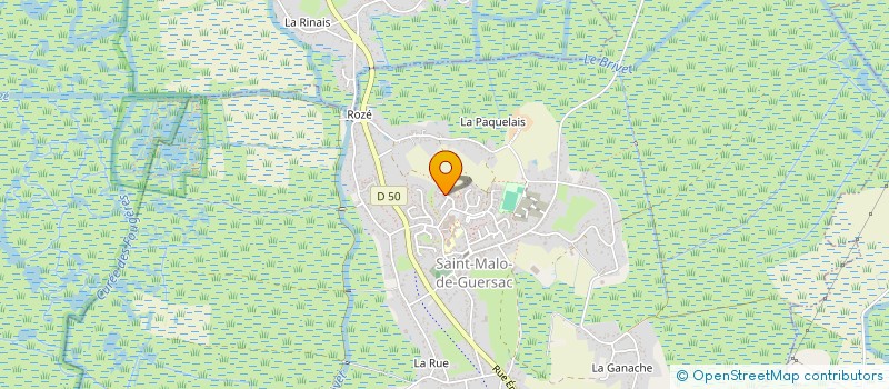 localisation de l'entreprise ESMI  SAINT-MALO-DE-GUERSAC