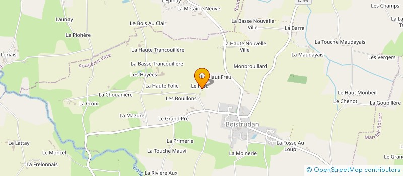 localisation de l'entreprise ESMI  BOISTRUDAN
