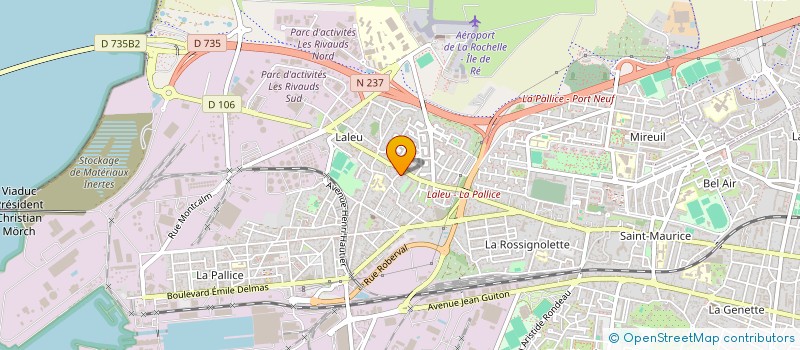 localisation de l'entreprise ESMIAU à LA ROCHELLE