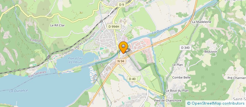 localisation de l'entreprise ESMIEU FLORIN  EMBRUN