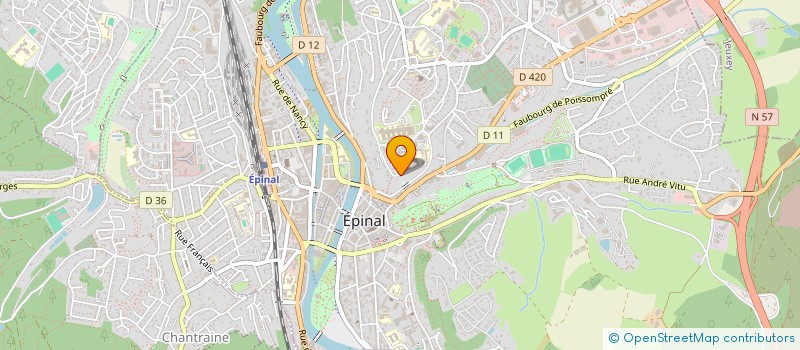 localisation de l'entreprise ESMJZ à EPINAL