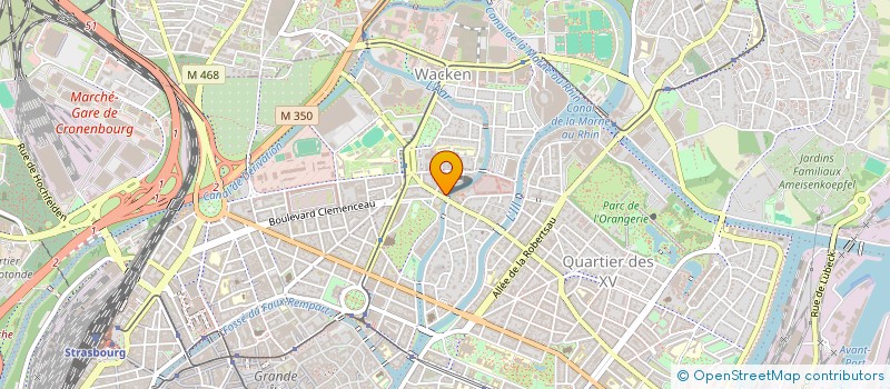 localisation de l'entreprise ESMK  STRASBOURG