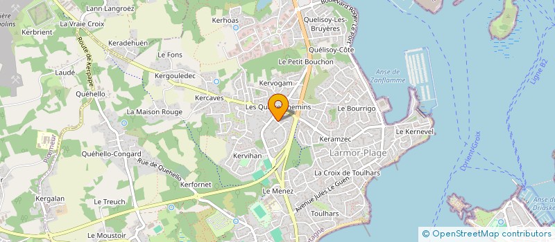 localisation de l'entreprise ESML  LARMOR-PLAGE