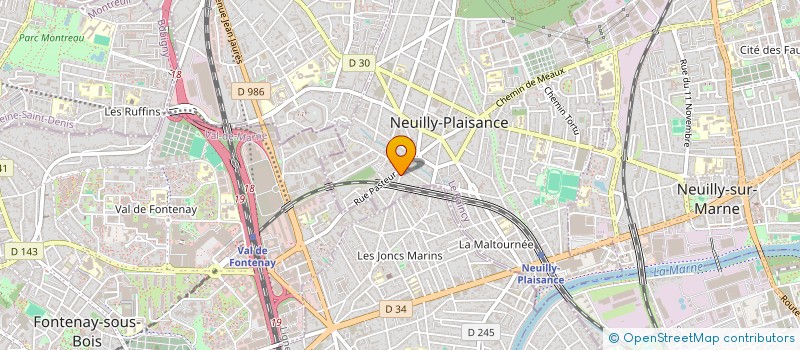 localisation de l'entreprise ESMORZART à NEUILLY-PLAISANCE