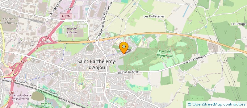 localisation de l'entreprise ESMOULIE  SAINT-BARTHELEMY-D'ANJOU