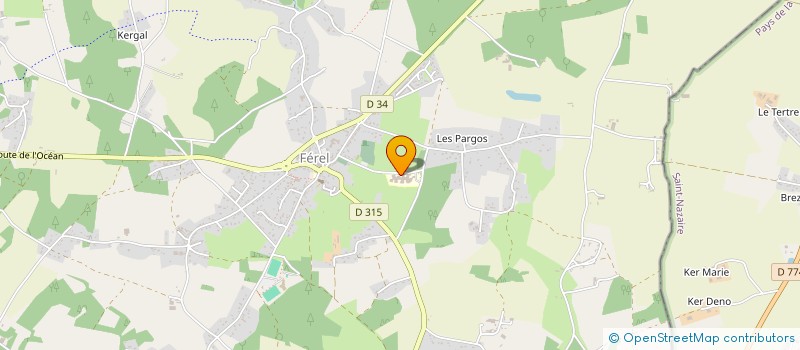 localisation de l'entreprise ESMS LE FLORILEGE à FEREL
