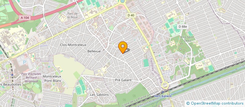 localisation de l'entreprise ESN LEARN à VILLEPINTE