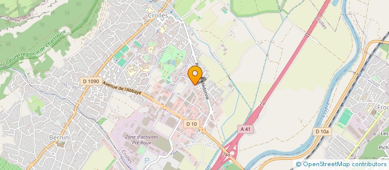 localisation de l'entreprise ESN NETTOYAGE  CROLLES