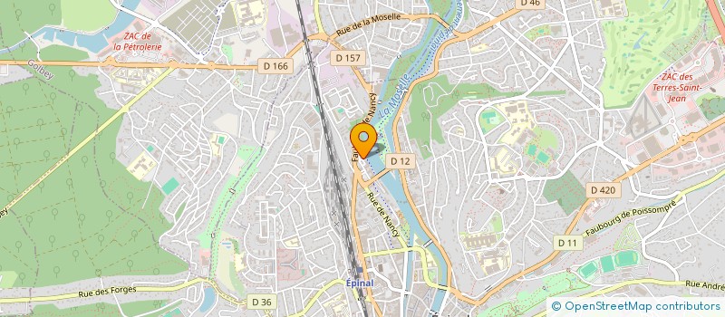 localisation de l'entreprise ESNANDAISE à EPINAL