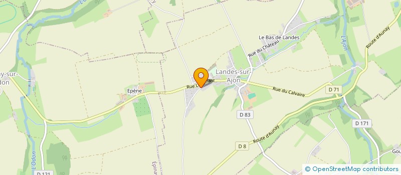 localisation de l'entreprise ESNAULT  LANDES-SUR-AJON