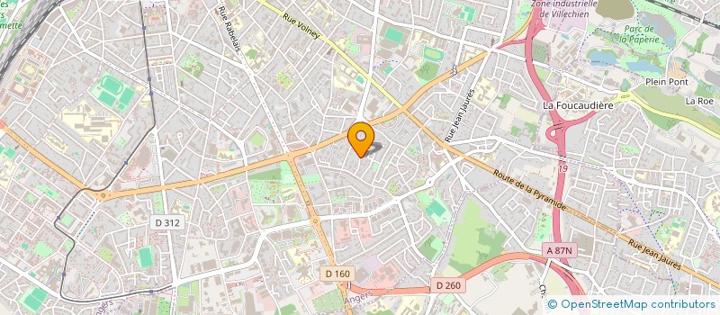 localisation de l'entreprise ESNAULT IMMO à ANGERS
