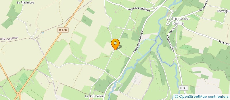 localisation de l'entreprise ESNAULT IMPRIMEUR  LA TRINITE-DE-REVILLE