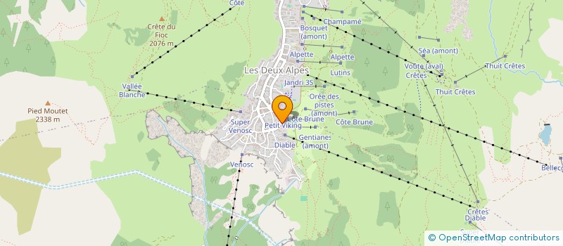 localisation de l'entreprise ESNAULT JEREMY ET LOUISE-YANNE à LES DEUX ALPES