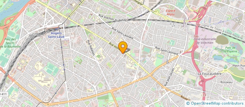 localisation de l'entreprise ESNAULT PARTICIPATIONS  ANGERS