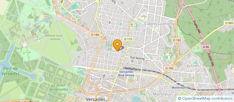 localisation de l'entreprise ESNAULT-TERRAZ CECILE à VERSAILLES