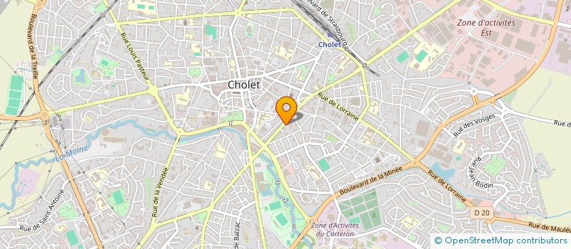 localisation de l'entreprise ESNE à CHOLET