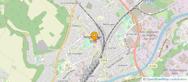 localisation de l'entreprise ESNER  NOGENT-SUR-OISE