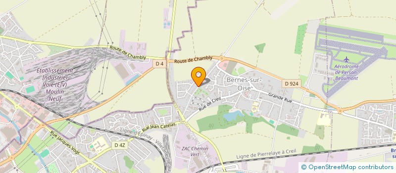 localisation de l'entreprise ESNEULT PAYSAGES  BERNES-SUR-OISE