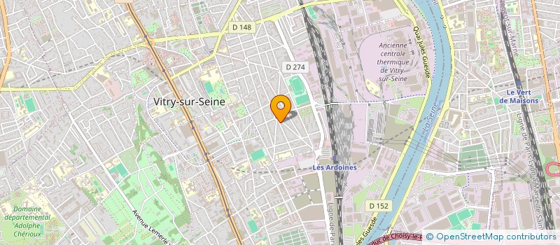 localisation de l'entreprise ESNI à VITRY-SUR-SEINE