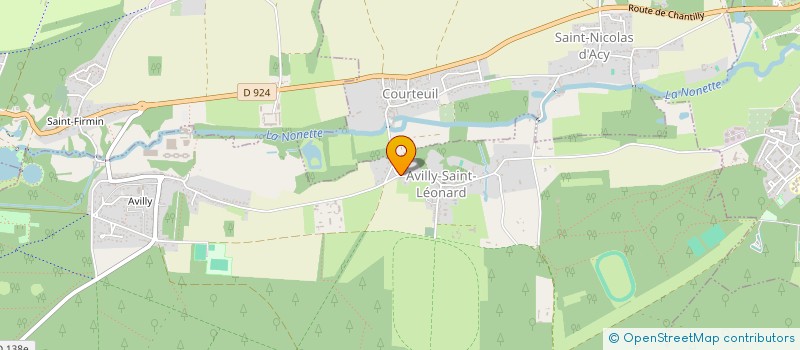 localisation de l'entreprise ESNOL BORNES  AVILLY-SAINT-LEONARD